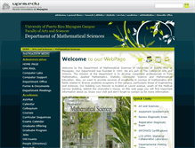 Tablet Screenshot of math.uprm.edu