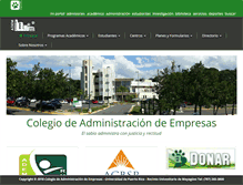 Tablet Screenshot of business.uprm.edu