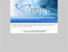 Tablet Screenshot of pdc.ece.uprm.edu