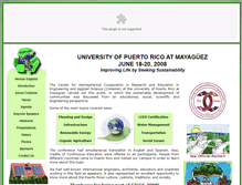 Tablet Screenshot of green.uprm.edu