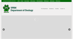 Desktop Screenshot of geology.uprm.edu