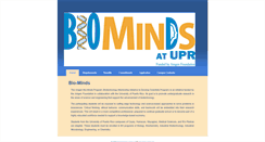 Desktop Screenshot of biominds.uprm.edu