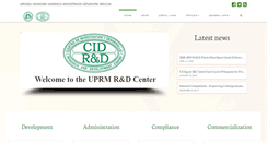 Desktop Screenshot of cid.uprm.edu