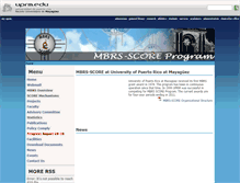 Tablet Screenshot of mbrs.uprm.edu