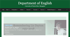 Desktop Screenshot of english.uprm.edu