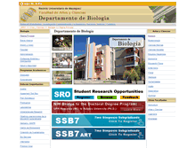 Tablet Screenshot of biology.uprm.edu